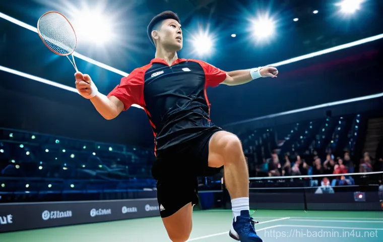 배드민턴 스트링 텐션 선택 팁 - **Prompt 2: Intermediate Player's Balanced Control**
    A female badminton player, in her mid-20s, ...